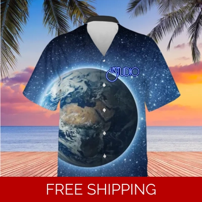Hawaiian Shirt Unisex Le Studio Earth